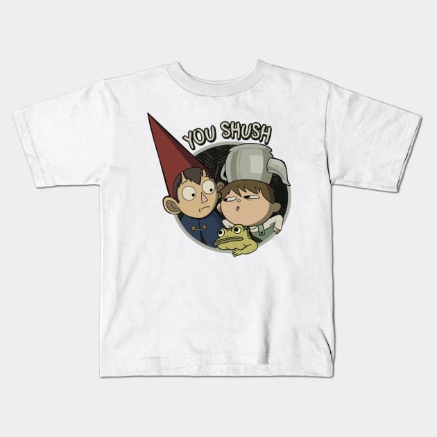 You Shush - Wirt _amp_ Greg get into a _quot_shush match._quot_ Kids T-Shirt by ariolaedris